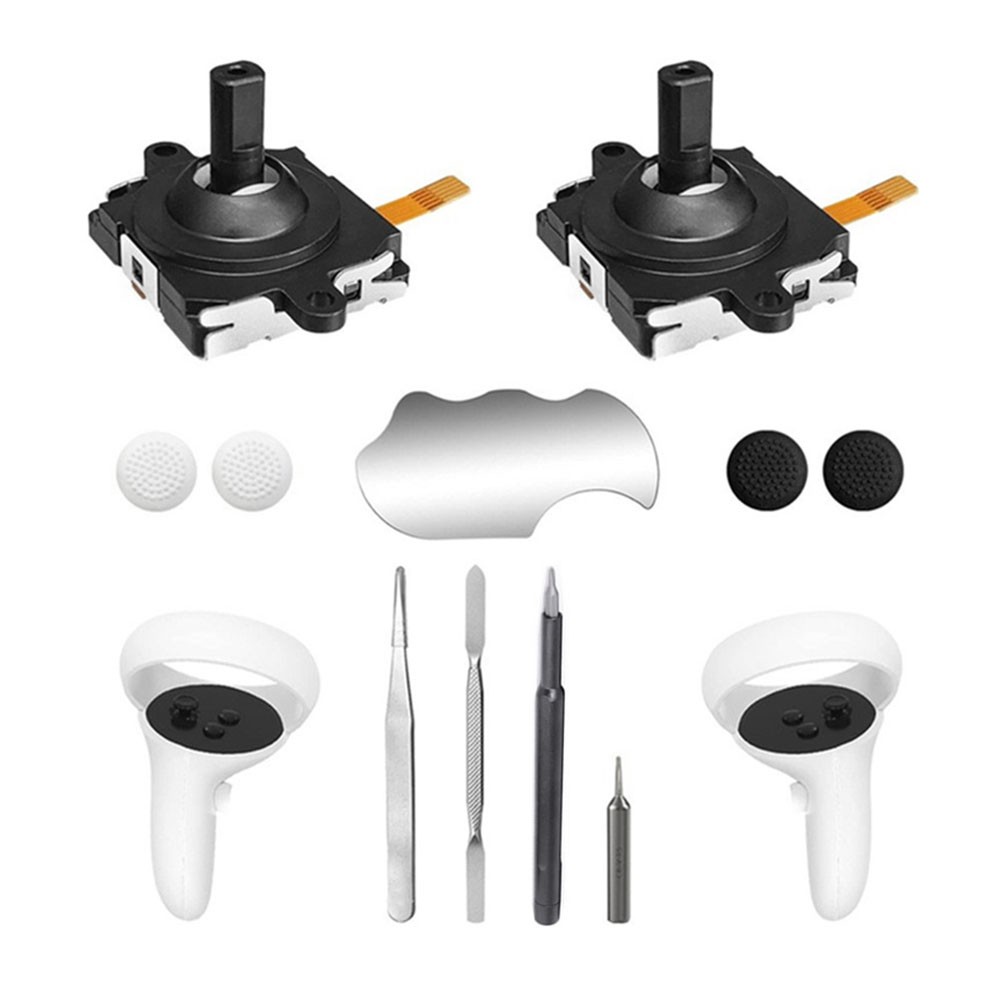 11 in 1 VR Joystick Replacement Kit for   2 Controller VR Handle Repair Kit7973