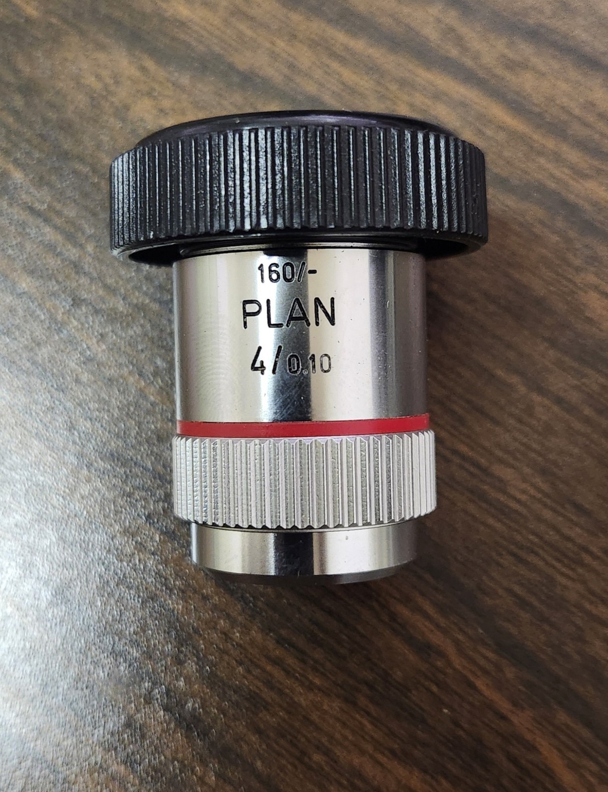 Leitz Wetzlar PLAN 4/0.10 160/- 4X Microscope Objective 519863
