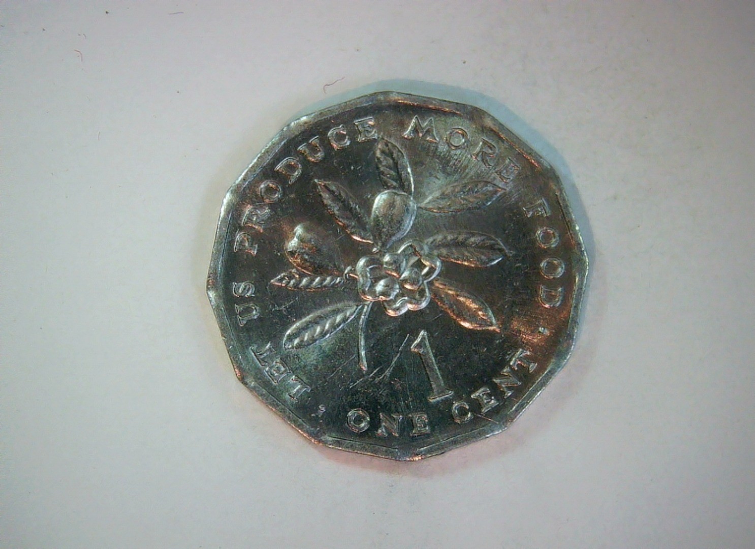 Jamaica 1975 1 Cent Jamaica 1 Cent (Breadfruit) Coin