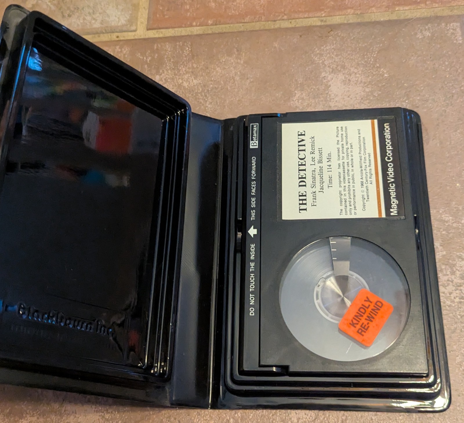 THE DETECTIVE Beta Betamax CBS FOX VIDEO 60s crime thriller Frank Sinatra