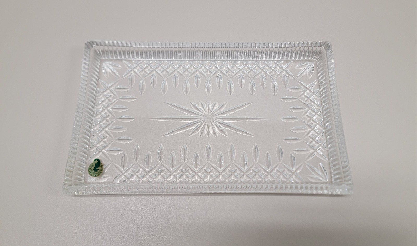 Waterford Crystal Lismore 11" Rectangular Sandwich Serving Vanity Tray