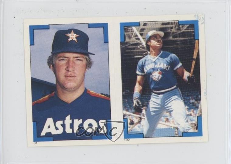 1986 Topps Album Stickers Jesse Barfield Dave Smith #192-31 0au4