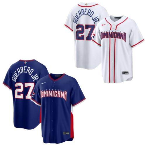 #27 Guerrero Jr. 2026 World Classic MEN Stitched Jersey Royal/White