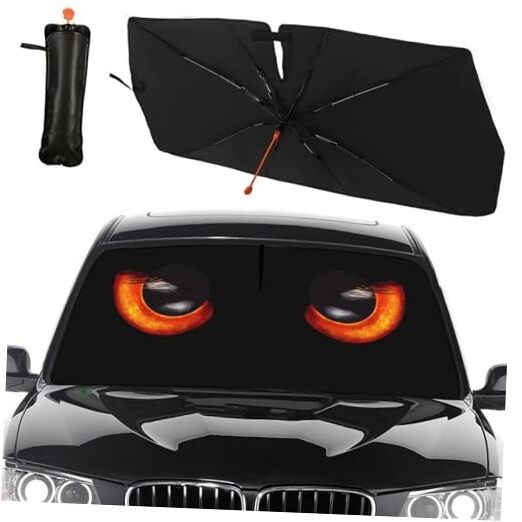 Car Windshield Sun Expanded: 147 × 75 cm, Folded: 33 × 11 cm UmbrellaStyle-3