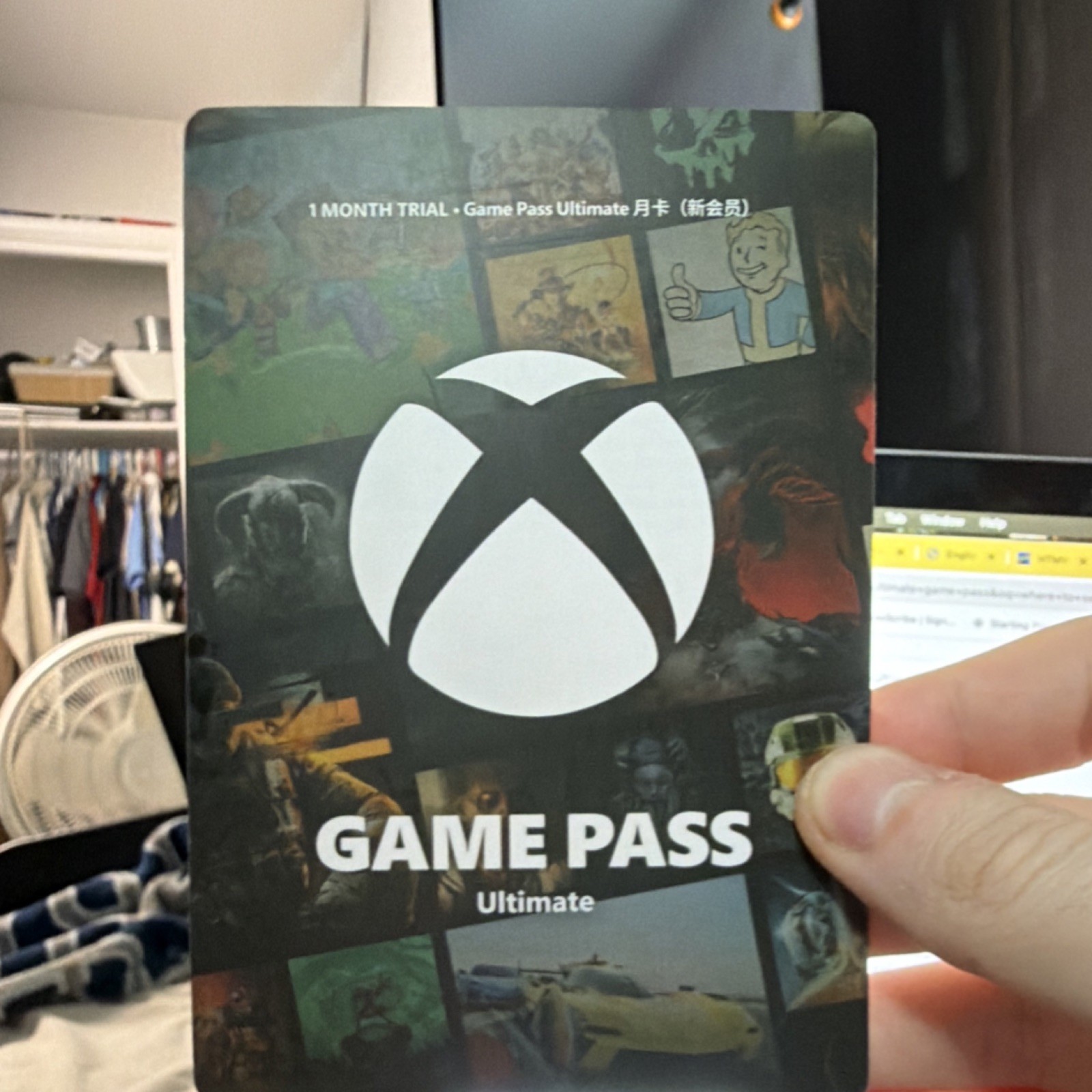 Microsoft Game Pass Ultimate 1 Month Card Xbox Series X|S One PC Android