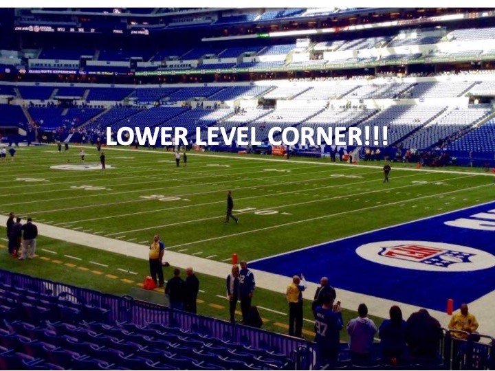 2-4 TICKETS INDIANAPOLIS COLTS vs HOUSTON TEXANS 2026 - LOWER LEVEL CORNER!