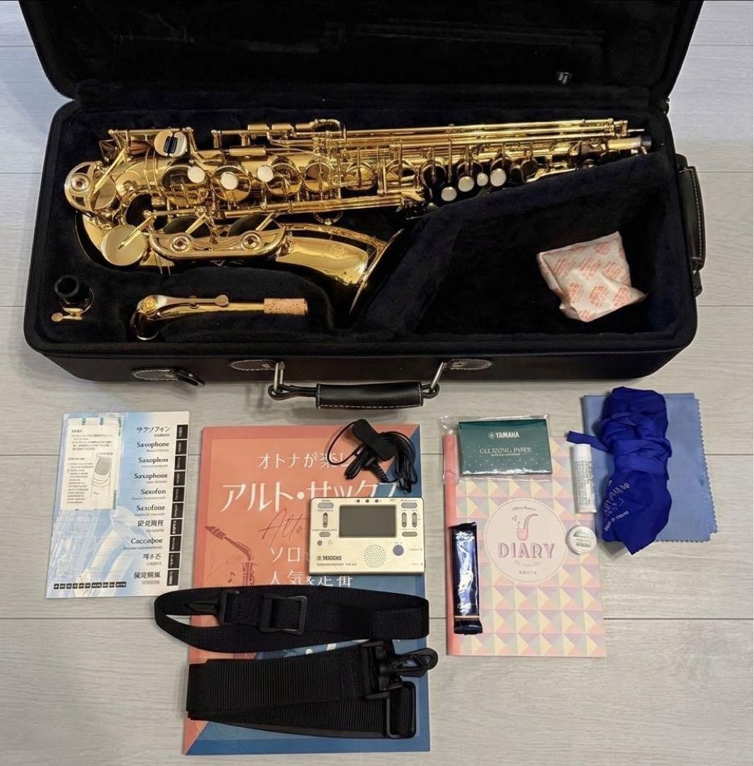 YAMAHA YAS-62LSEⅡ Alto Saxophone Excellent Condition With Hard Case Mouthpiece