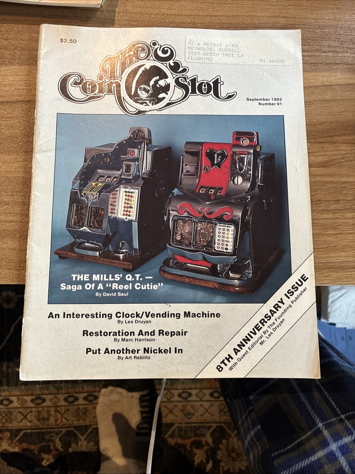 The Coin Slot Magazine Issue 91 Sept 1982 Pinball Article