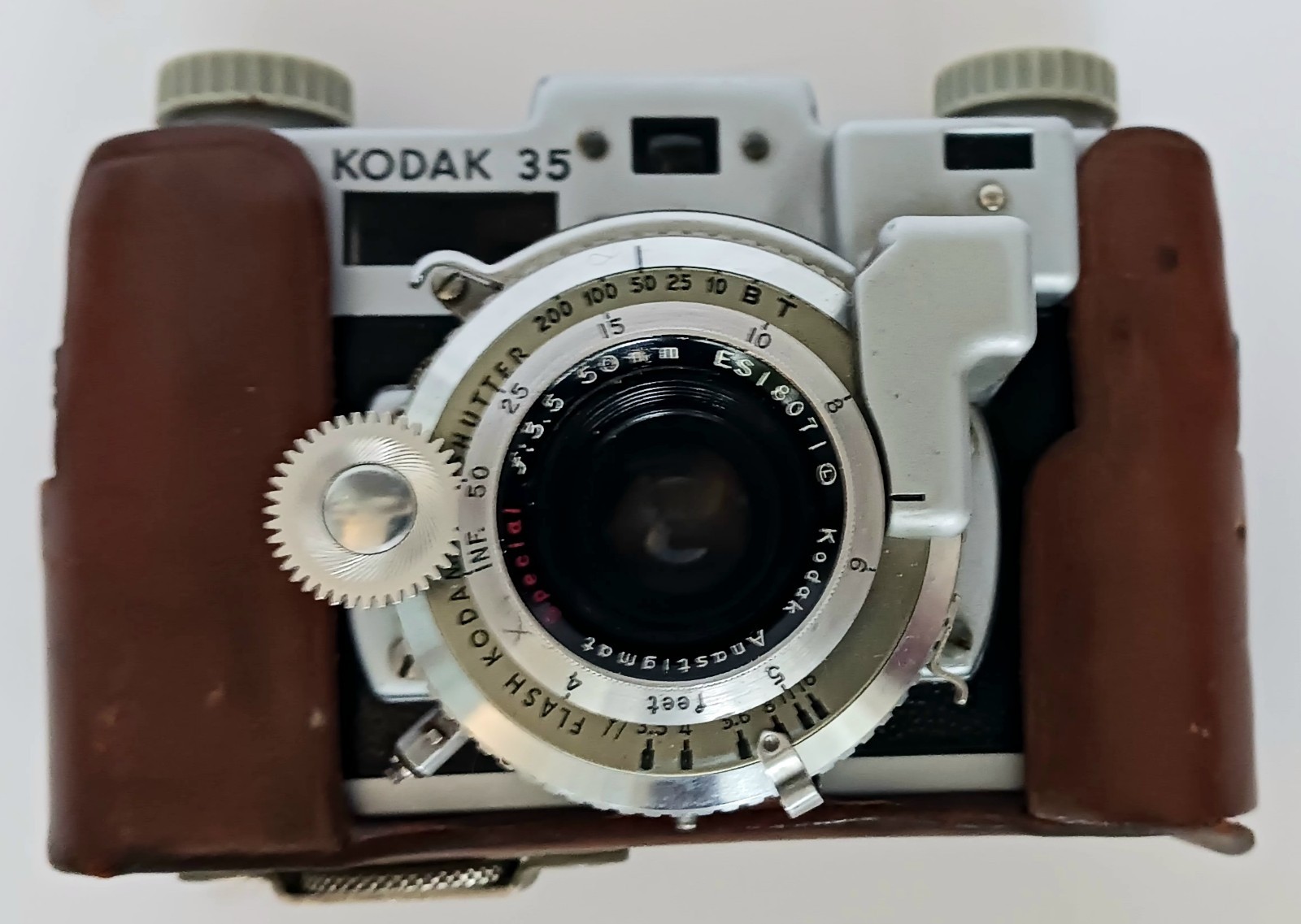Kodak 35 RF Camera Anastigmat Special f:/3.5  50mm / Deluxe Field Case Vintage 