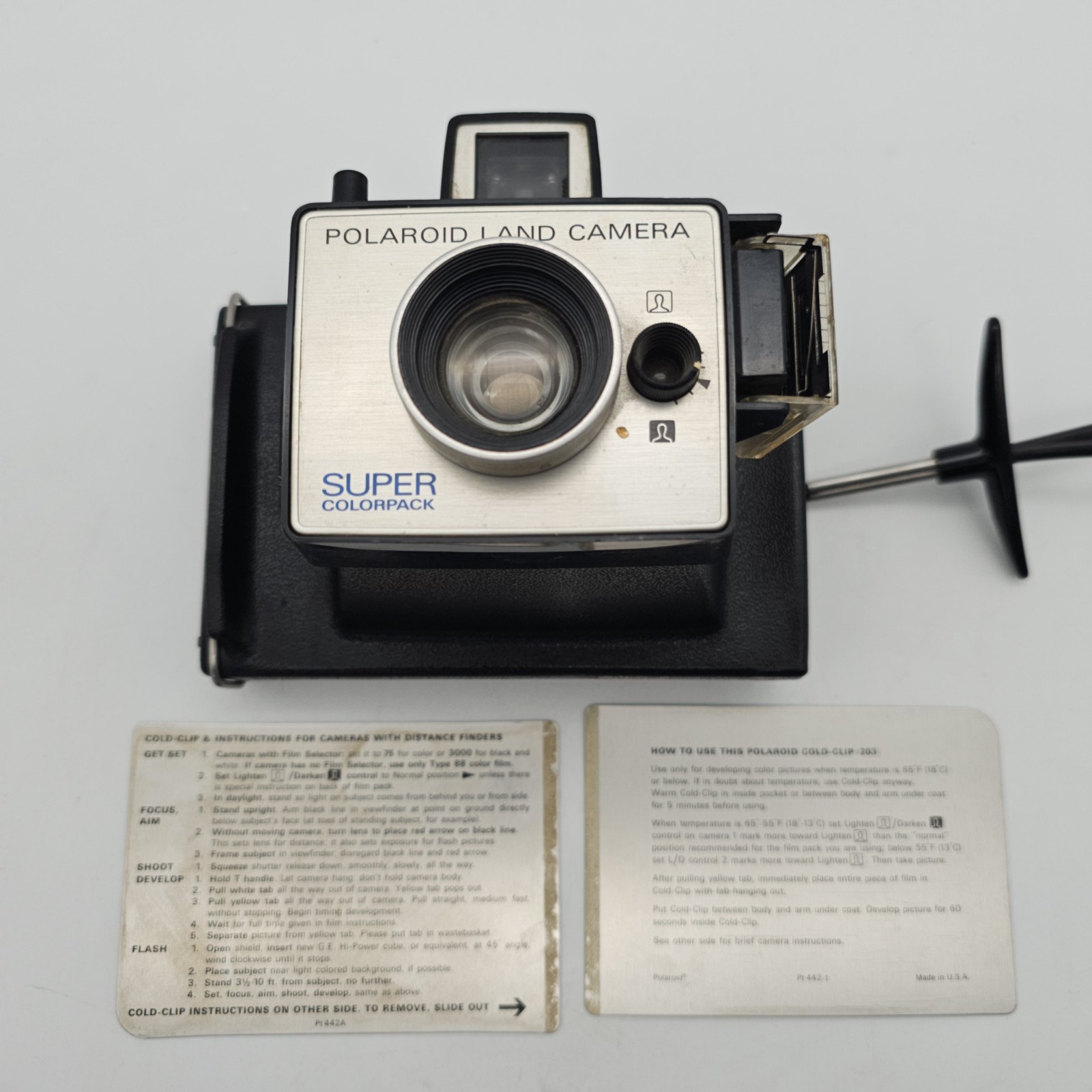 Polaroid Land Camera Super Colorpack Vintage Instant Film Camera Photography