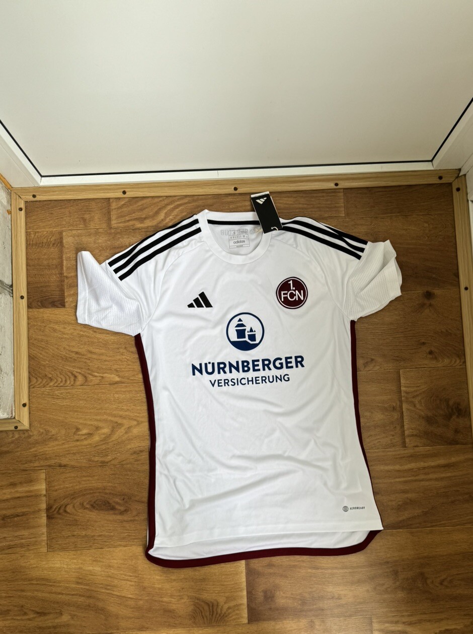 Nurnberg Jersey Third Football Shirt 2022-2023 Black Adidas Trikot Mens Size S
