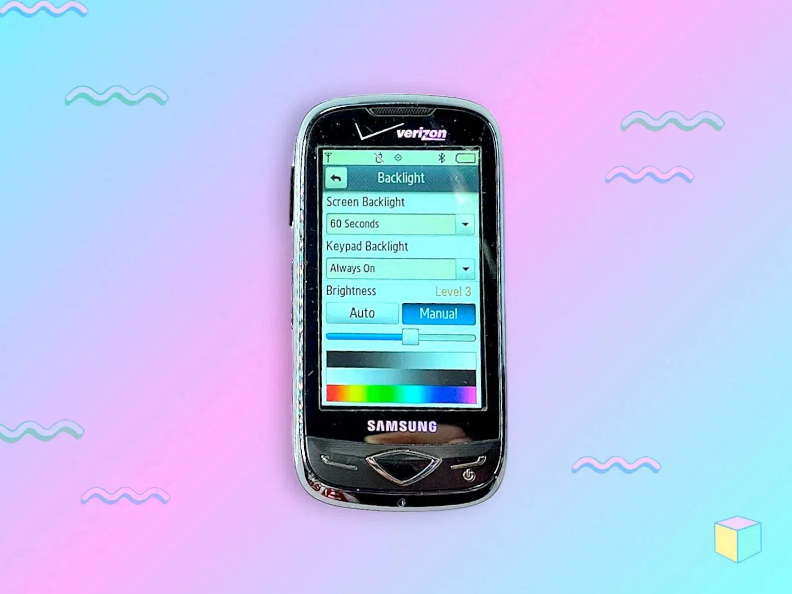 Vintage Y2K Samsung Slide Keyboard Camera Cell Phone.Works.