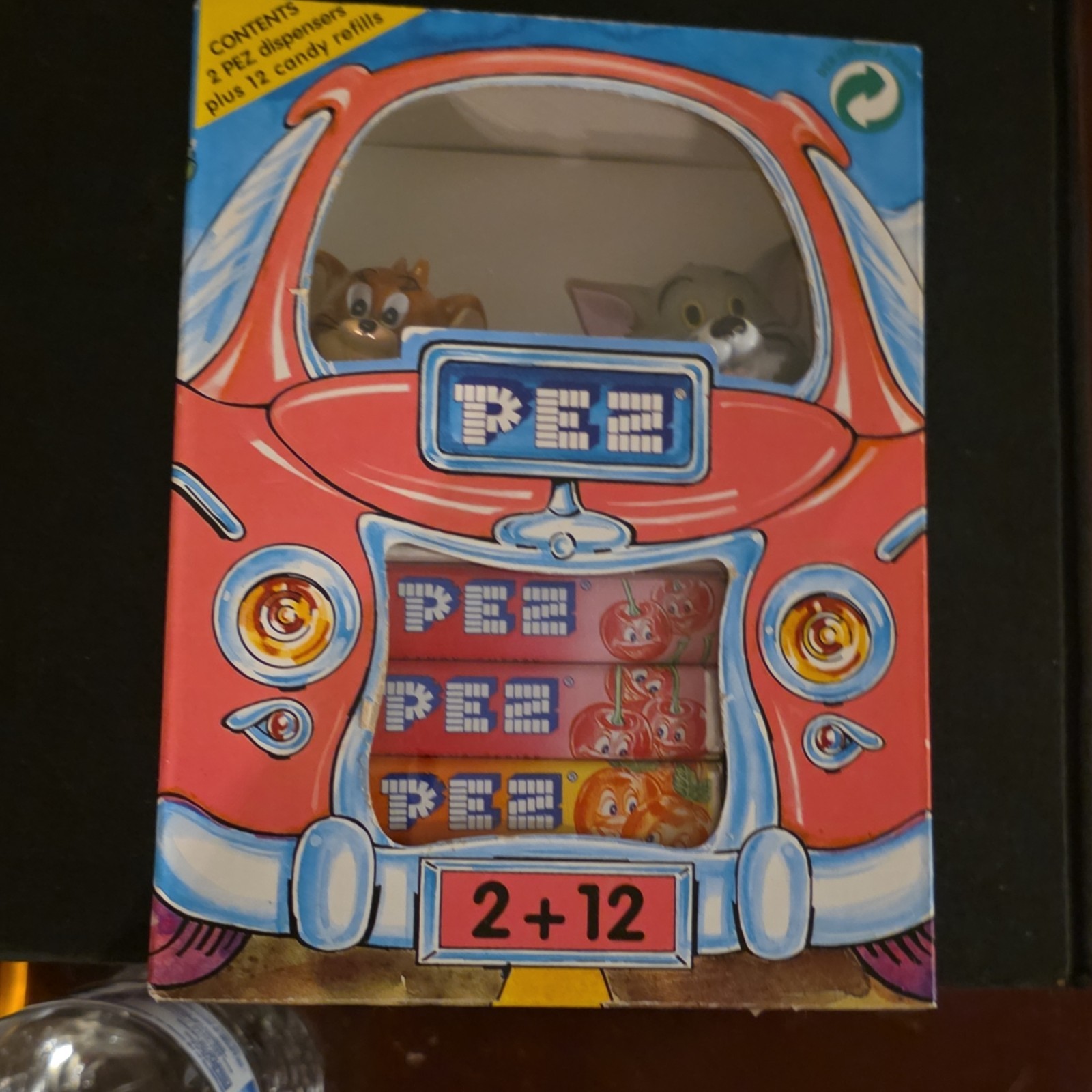 Disney Tom and Jerry Chip and Dale Pez Dispensers Boxed Set with Candy Refills