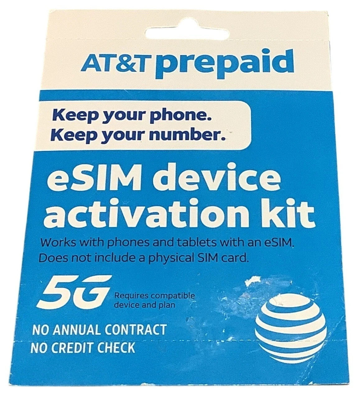 $45 AT&T Prepaid Unlimited 5G  Plan Preloaded  eSIM includes 1st Month FAST