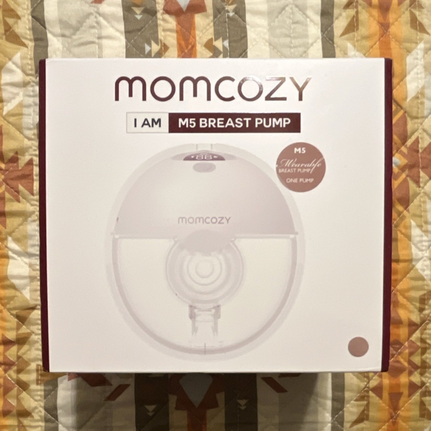 Momcozy M5 Wearable Electric Breast Pump White with User Guide