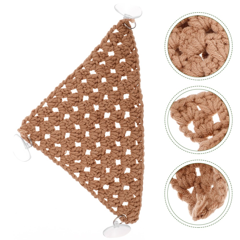  Reptile Swing Hanging Bed Lizard Cotton Rope Hammock Lizard Sleep Bed Triangle