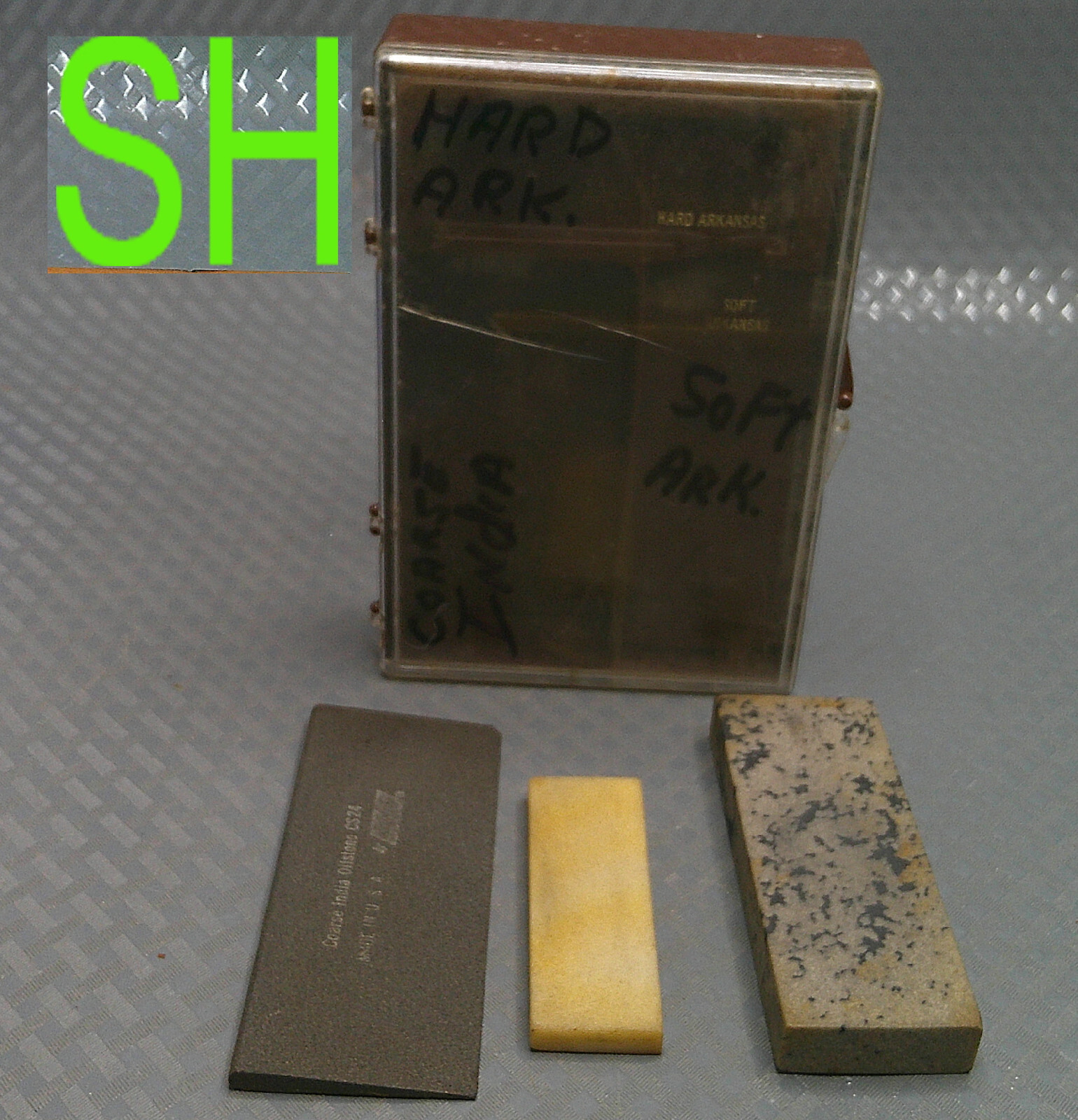 Norton Sharpening Honing Stones Hard Soft Arkansas Coarse India Oilstone CS24