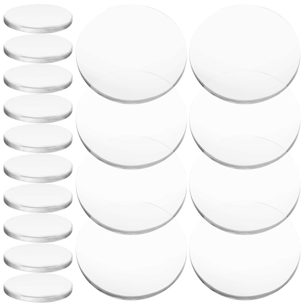 20 Pcs Convex Lens Acrylic Magnifier Lens Clear Lens for Magnifier Making