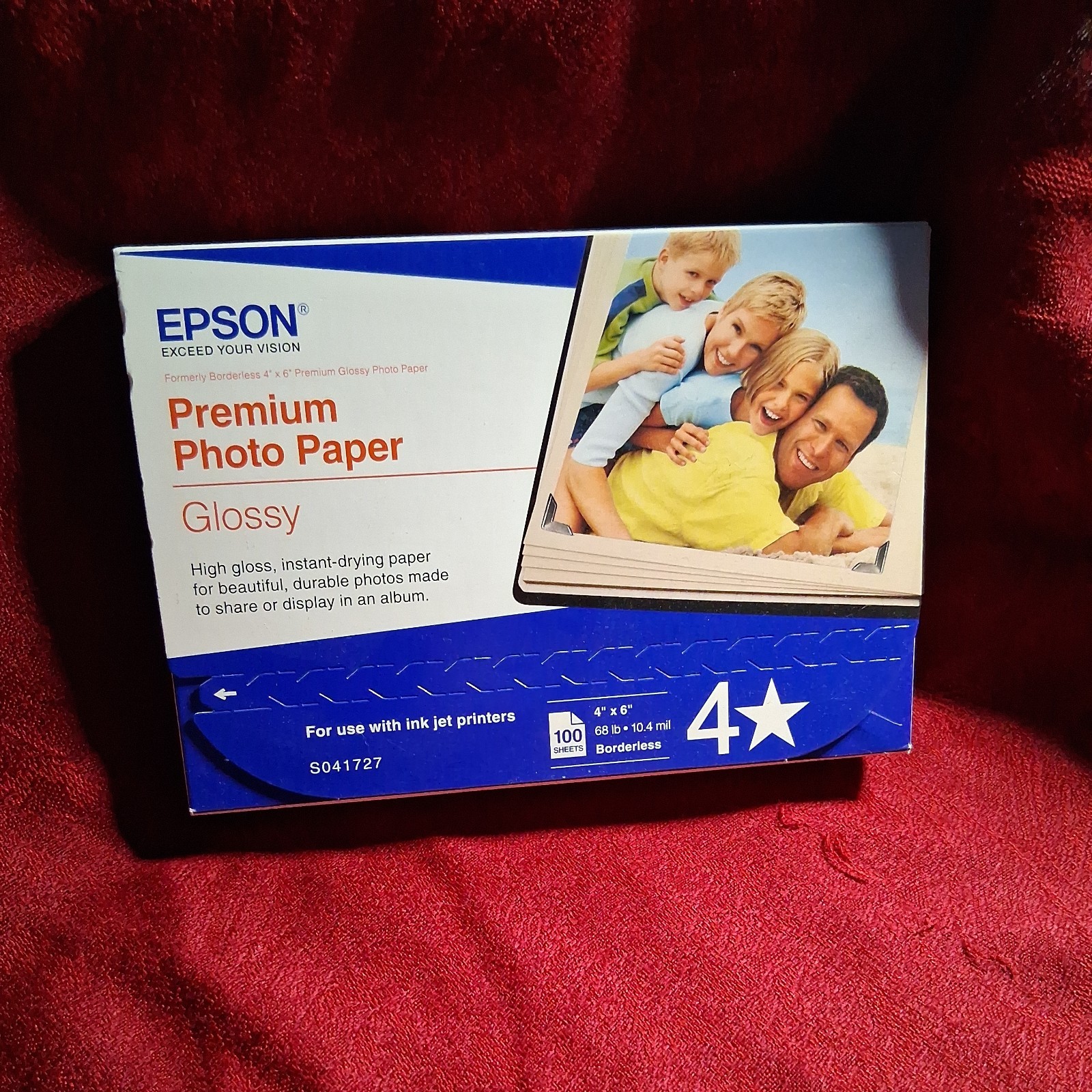 Epson S041727 Premium Photo Paper - 100 Sheets