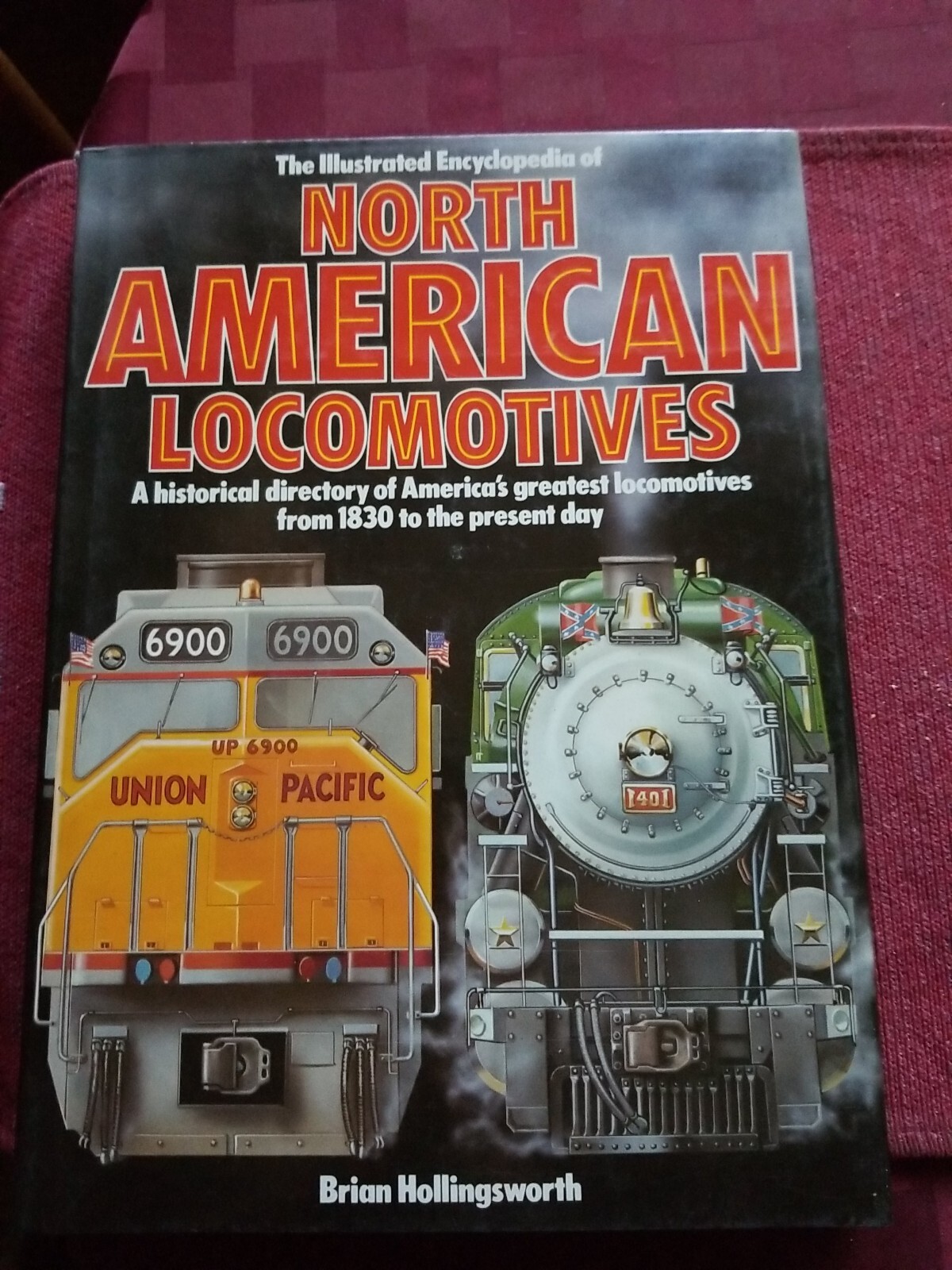 NORTH AMERICAN LOCOMOTIVES HARDBACK BOOK 1984 BRIAN HOLLINSWORTH 