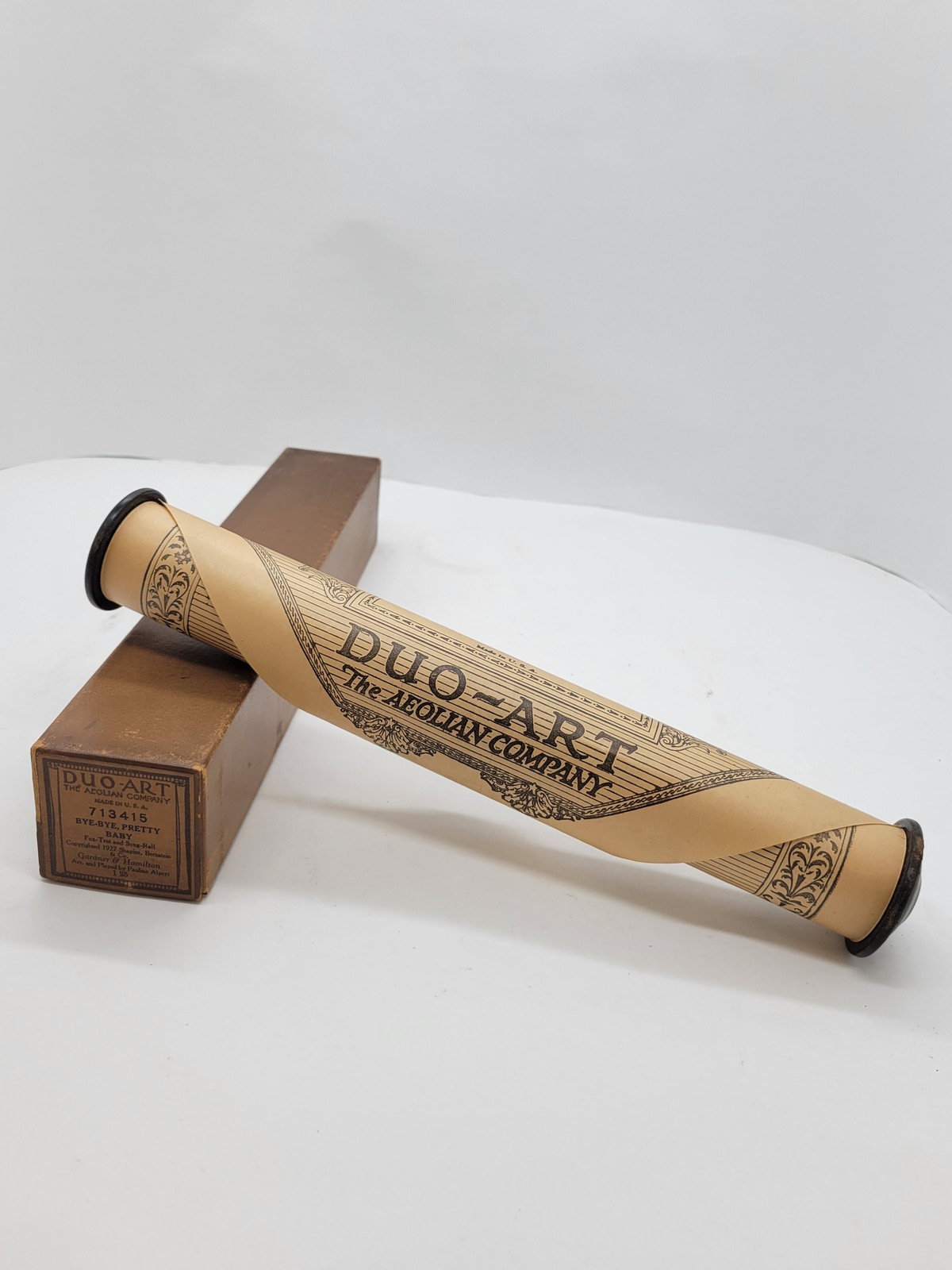 Duo-Art 713415 Piano Foxtrot Song Roll Bye-Bye Pretty Baby pb Pauline Alpert