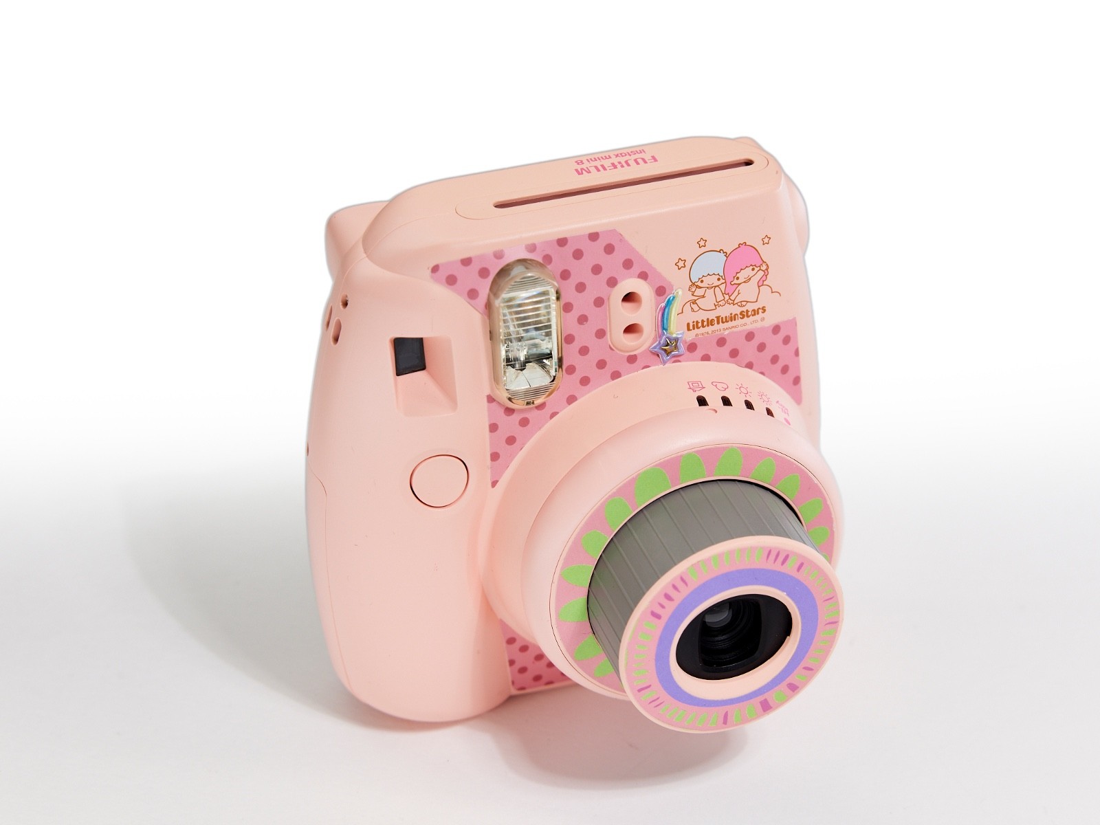 FUJIFILM Instax Camera LITTLE TWIN STARS Sanrio Pink Kiki Lala Japan USED (T87)