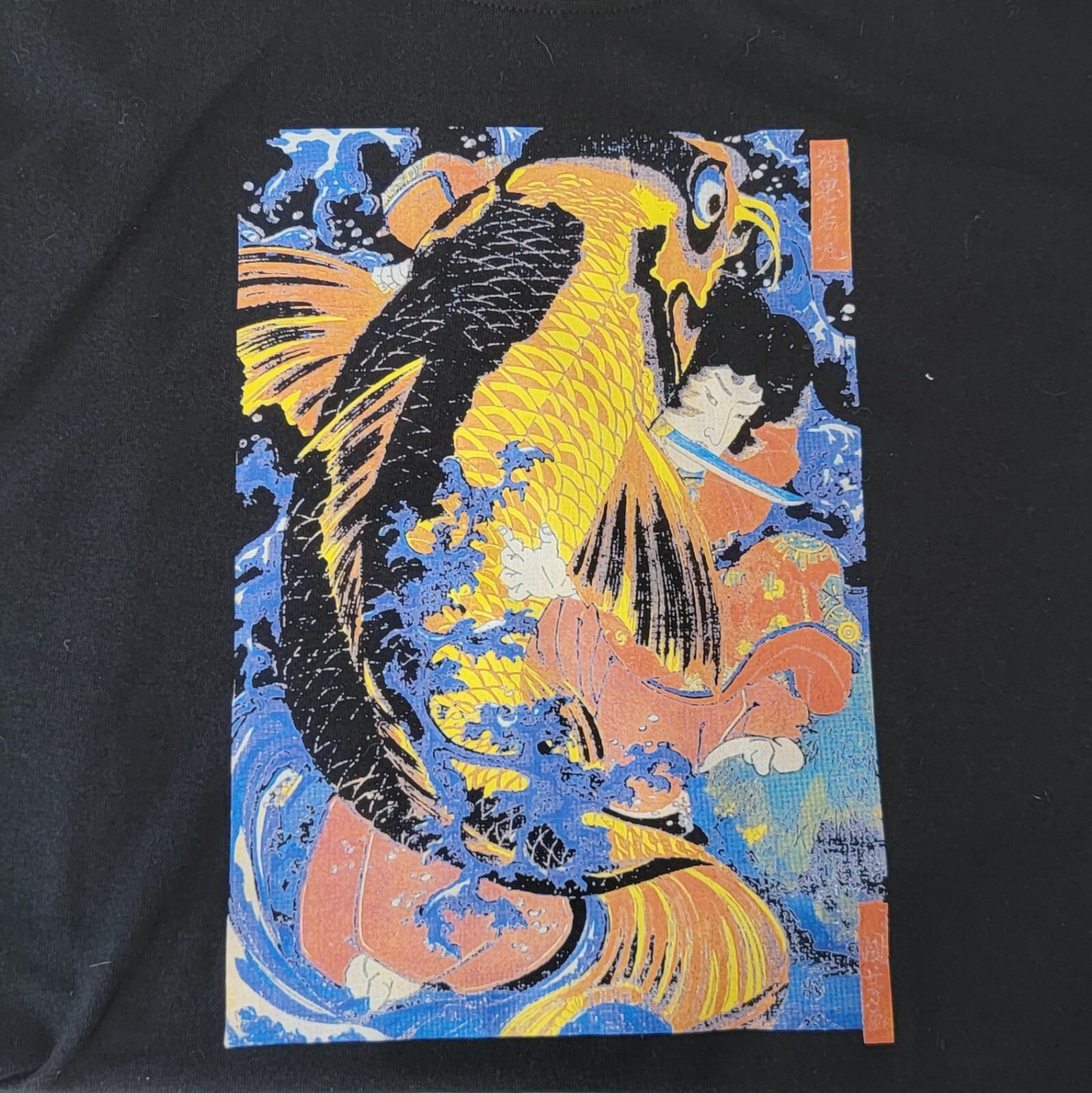 Custom t-shirt iColor 540 white toner print.