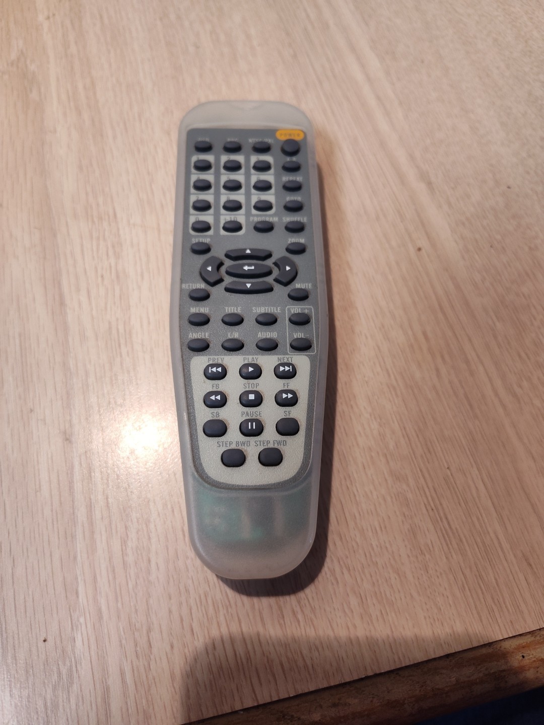 OSD PBC DVD NTSC PAL Gray Remote Control - Tested, Works
