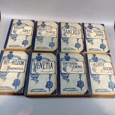 Benjamin Disraeli Novels 8 Books Published By Longmans Green 1880s Matching 