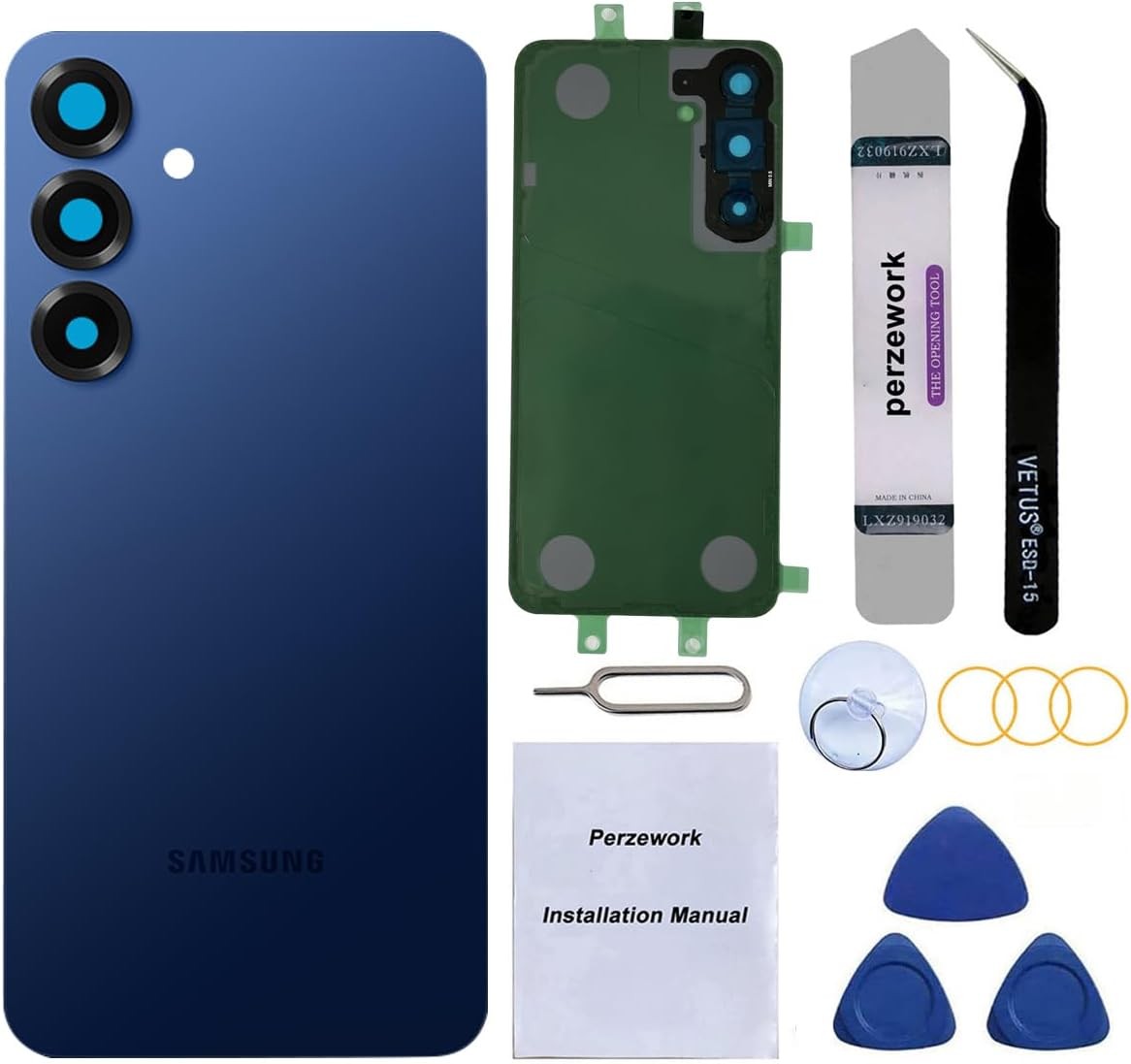 Rear Back Glass Replacement for Samsung Galaxy S25 Plus 6.7 inches