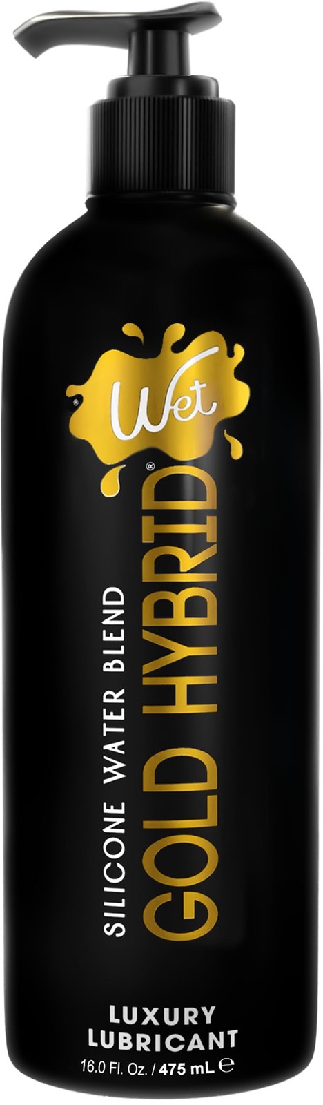 Gold Hybrid Silicone and WaterBased Lubricant | LongLasting Performance, Prem...