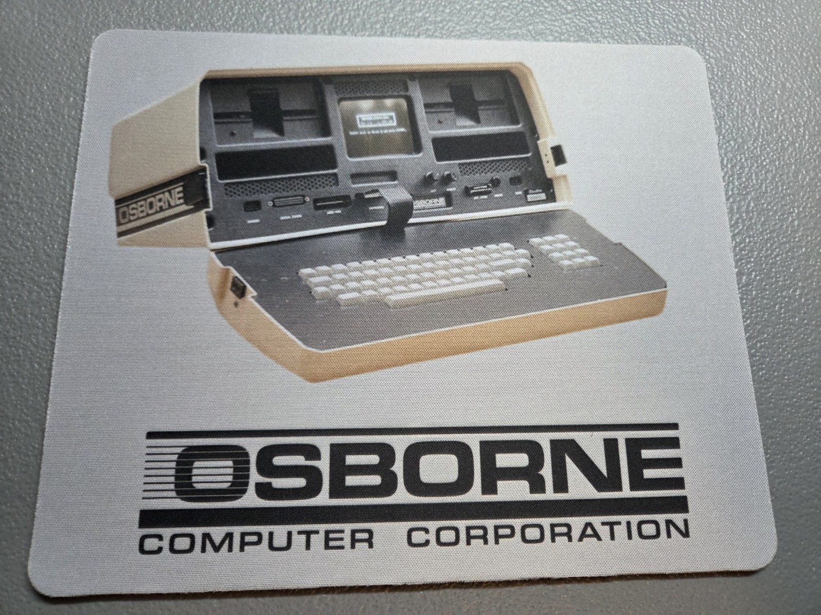 Osborne Computer Corporations Mouse Pad NEW 7.1" x 8.5" x 0.3cm Non Slip Custom
