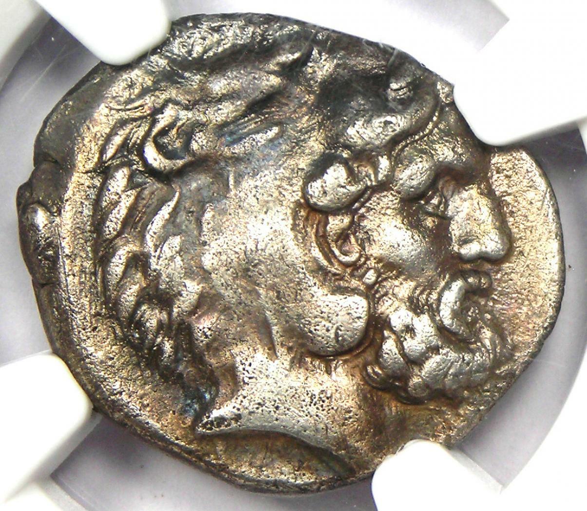 Ancient Greek Caria Cos AR Didrachm Silver Coin 300 BC - Certified NGC Choice VF