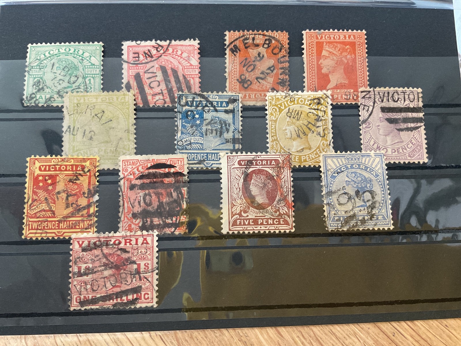 Australia Victoria 1885 - 1900   used stamps   B3548