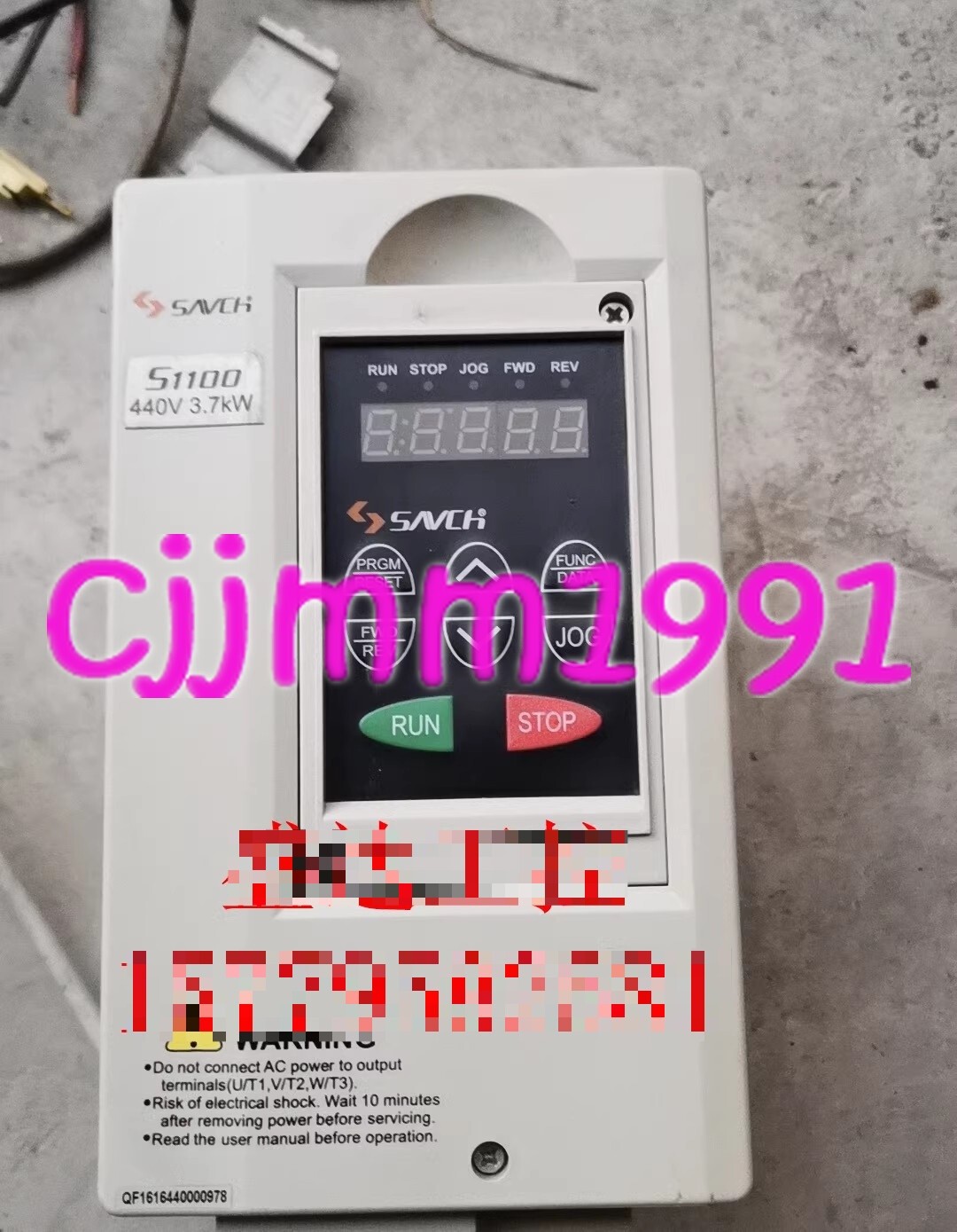 1PC USED Inverter S1100-4T3.7G *lj