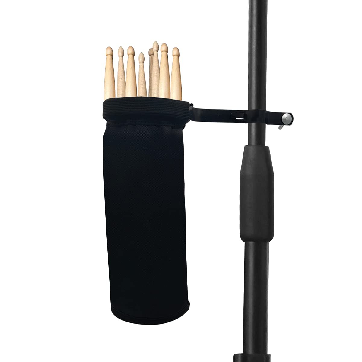 Drumstick Container Bag, Drum Stick Holder Nylon Bag for black 