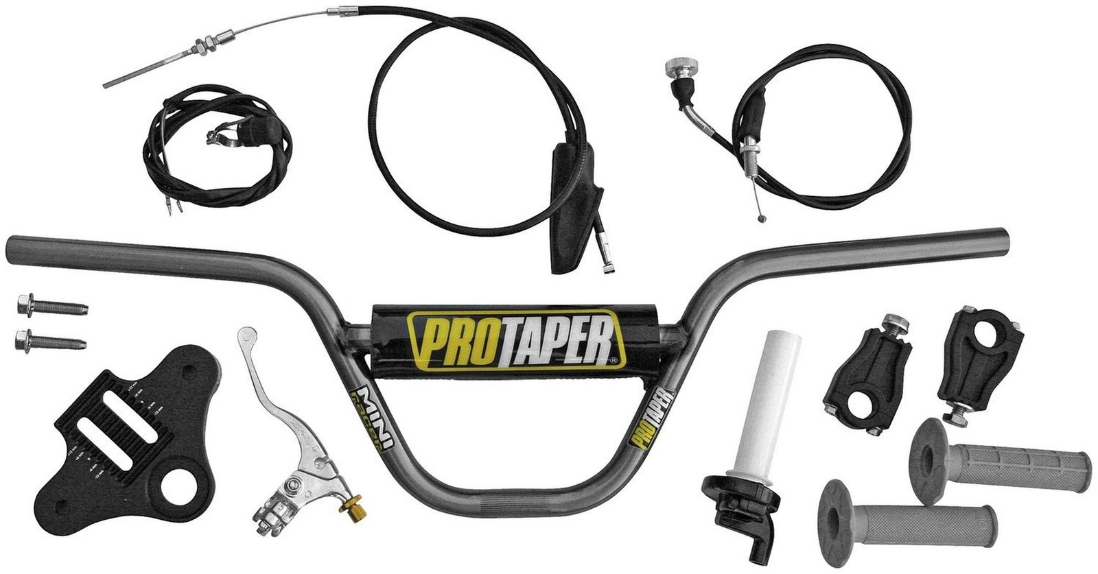 Pro Taper Tall Bar Kit for 04-21 Honda CRF50F,Black