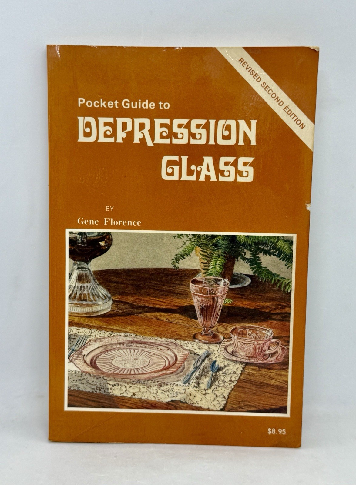 Gene Florence - Pocket Guide To Depression Glass Revised 2nd Edition 1980 Signed