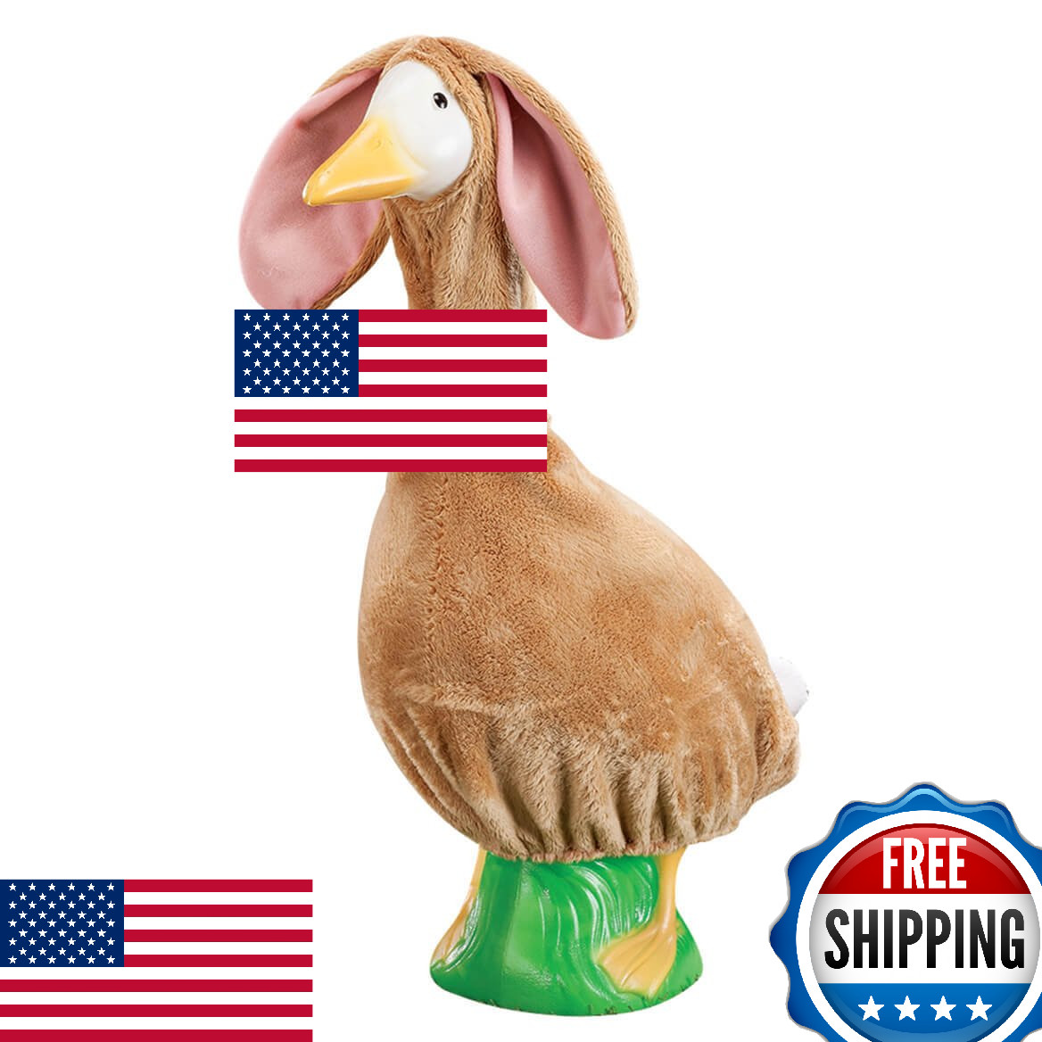 Fox Valley Traders Gaggleville Brown Bunny Goose Outfit, Fits Large 23" H Statue