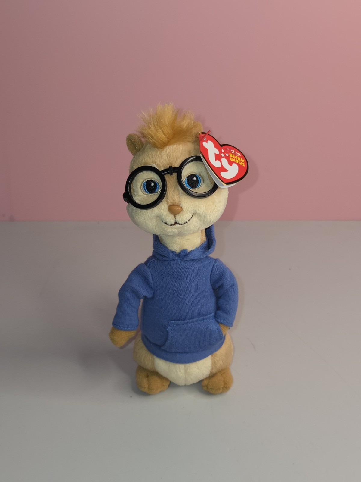 TY Beanie Baby - SIMON the Chipmunk (Alvin & the Chipmunks -Movie) (7 inch)
