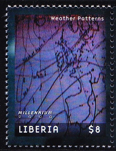 Liberia 2000 MNH, Weather Patterns, Natural Sciences Millennium 