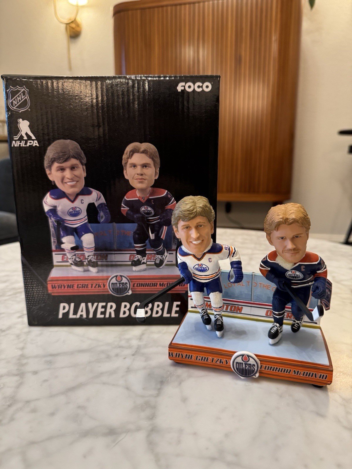 Wayne Gretzky Connor McDavid Bobblehead Edmonton Oilers Foco Legends #11 of 222