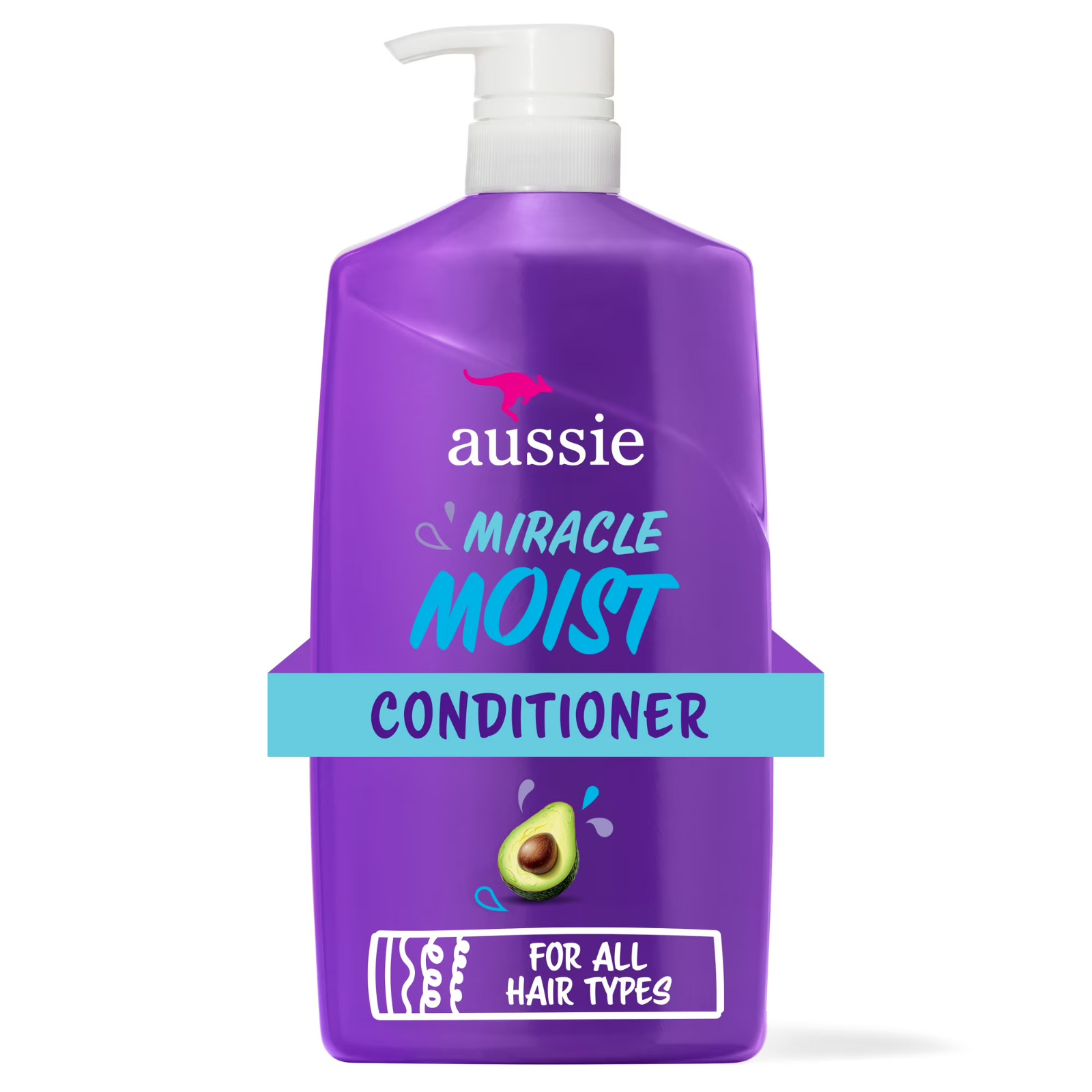 Aussie Miracle Moist Conditioner Avocado Paraben-Free Dry Hair 26.2 oz