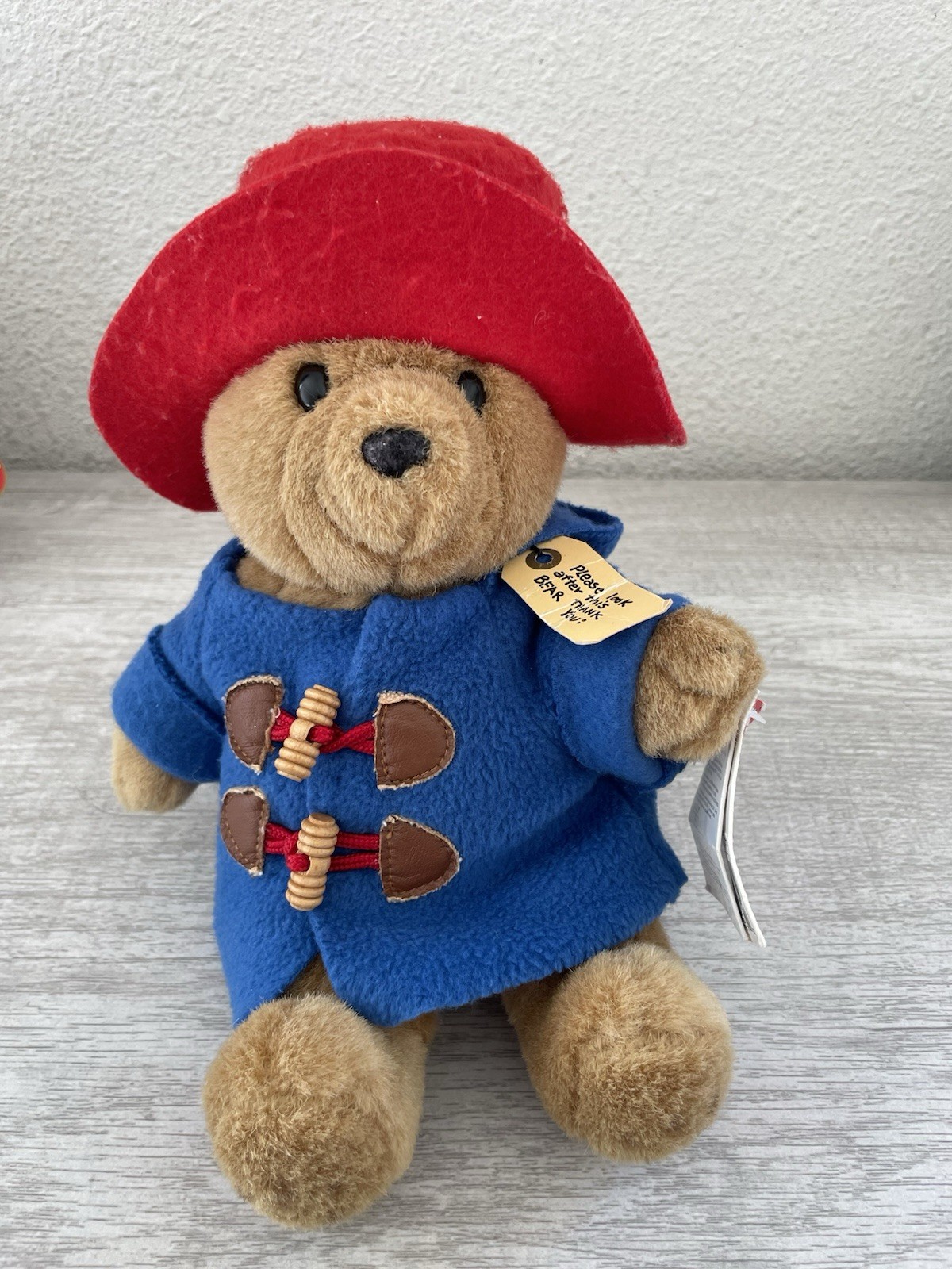 Vintage Classic Paddington Bear 8” Plush Eden Toy Darkest Peru With Tags