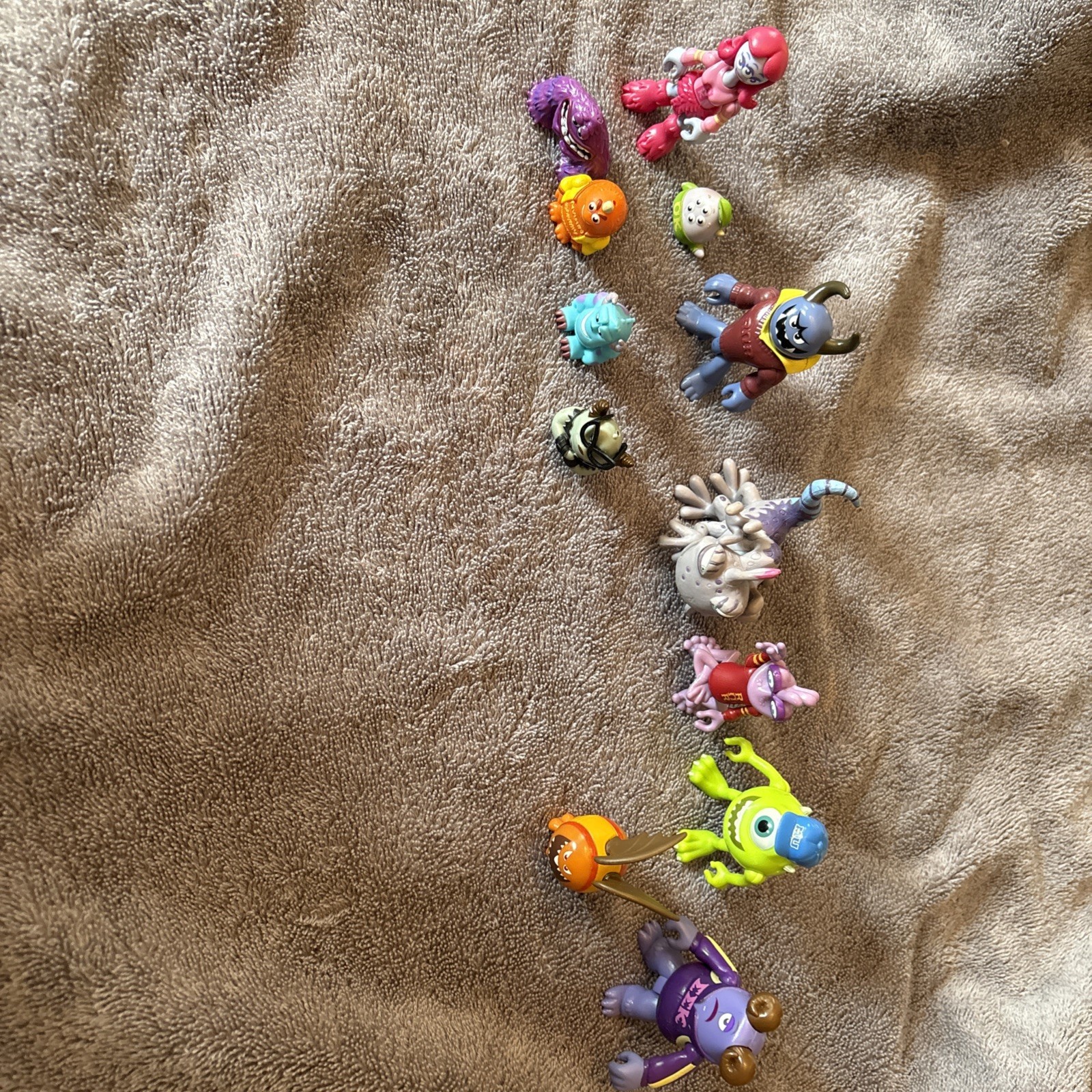 Disney Pixar  Monsters Inc Monsters University Lot Of 12 Figures 