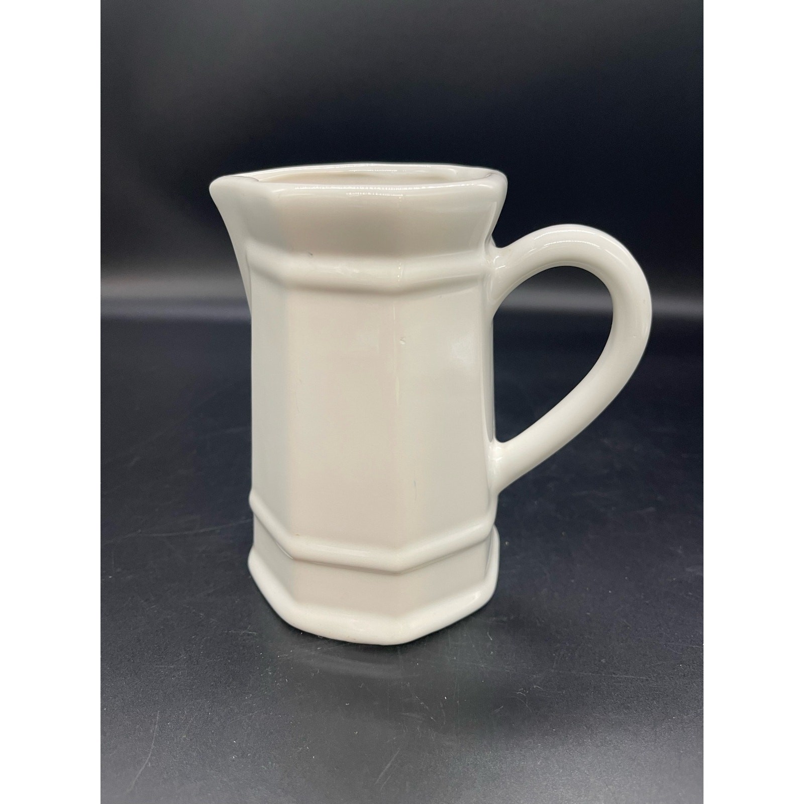 Pfaltzgraff Heritage White CREAMER 2-24 Pitcher 5" USA Farmhouse Style