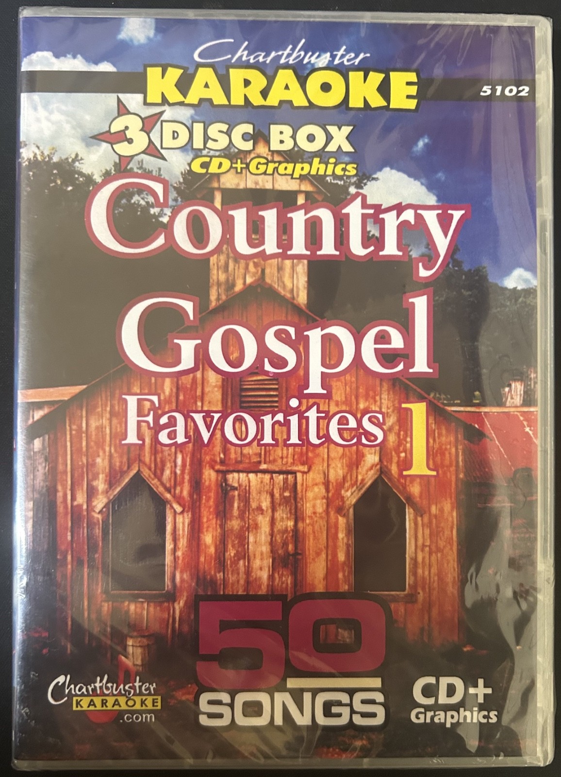 COUNTRY GOSPEL FAVORITES (CD) BRAND NEW - SET - KARAOKE