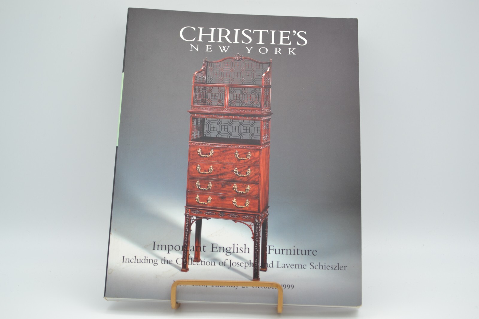 Christies 1999 Important English Furniture (Schieslzer)