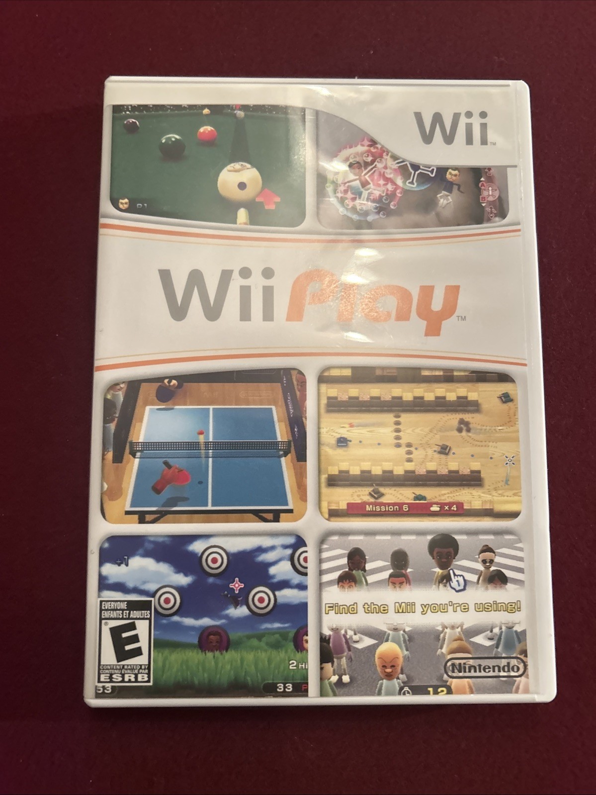 Wii Play (Nintendo Wii, 2007) CIB Complete In Box