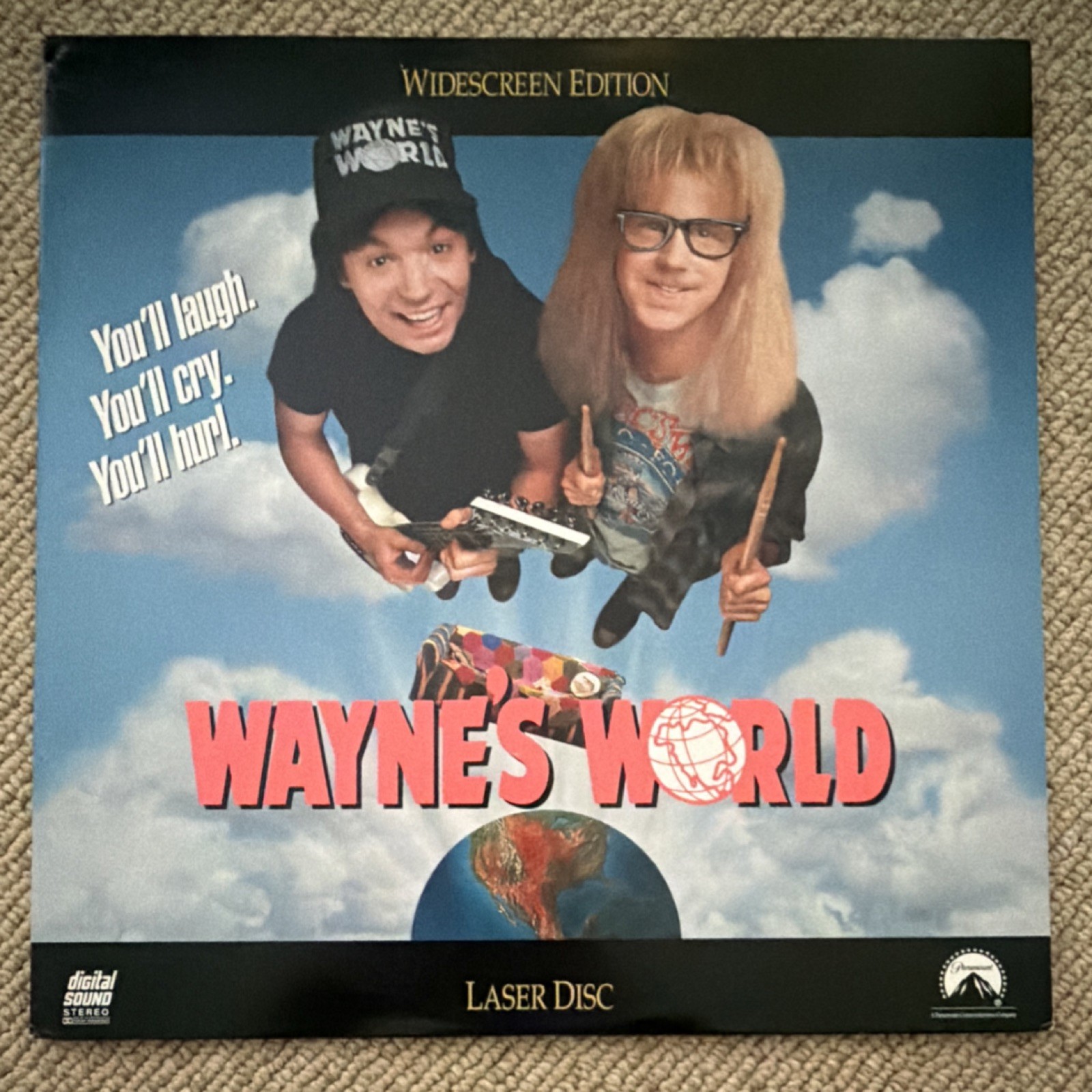 Wayne's World LaserDisc Widescreen Edition Mike Myers Dana Carvey 1992